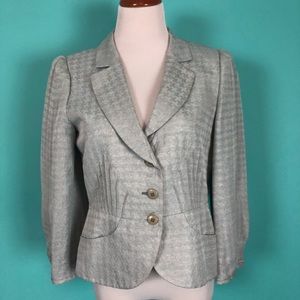 Armani Collezioni Linen Blend Blazer Size 10